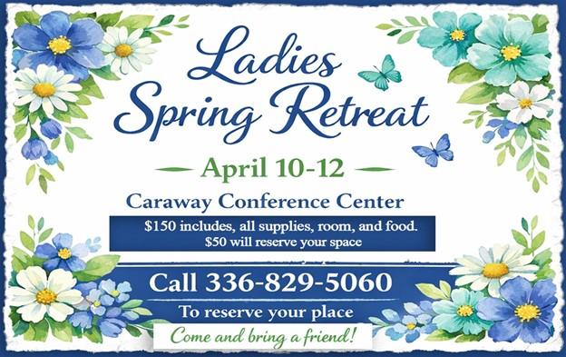 Ladies Retreat Spring 2026